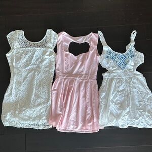 Elegant Lace, Chiffon, and Cotton Dresses